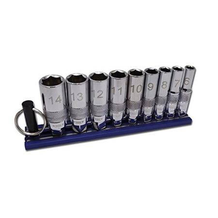 Homecare Products 0.25 in. Drive Sae Socket Set, 7 Pieces HO3591649